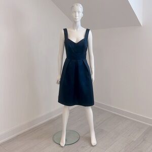 NWT SAMPLE SALE AlfredSung D658 size 12 Midnight Blue Mikado Pristine